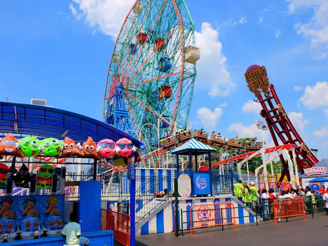 코니아일랜드 데노스 원더휠 놀이공원