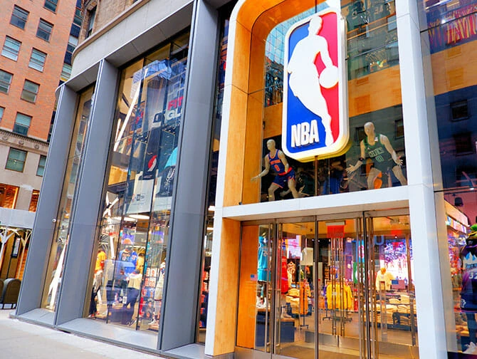 뉴욕 스포츠 매장 - NBA 스토어